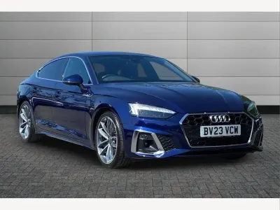 Used Audi A5 S-Line 163 HP (119 kW) 2023 Blue Coupe