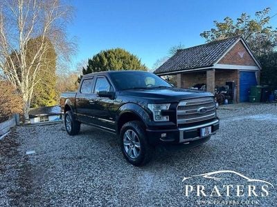 Black Used 2015 Ford F-150 Platinum Pickup | £35,000