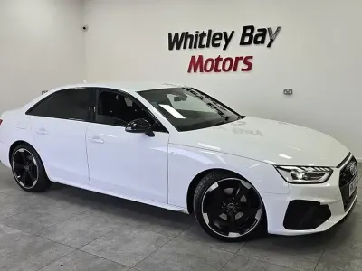 Used Audi A4 Black Edition 190 HP (139 kW) 2020 White Sedan