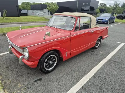 Used Triumph Herald 1971 Red Cabriolet