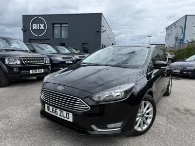 Used Ford Focus Titanium 150 HP (110 kW) 2017 Black Hatchback
