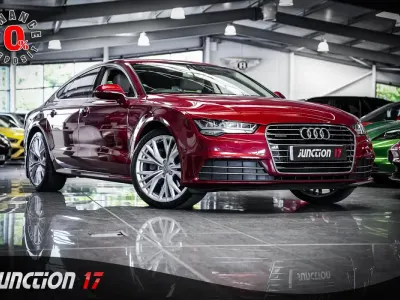 Usado Audi A7 Sportback Black Edition 347 HP (255 kW) 2018 Vermelho Citadino