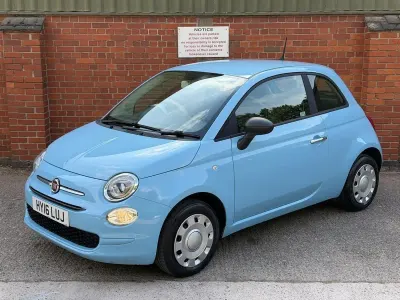 Used Fiat 500 Pop 69 HP (50 kW) 2016 Blue Hatchback