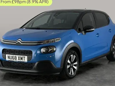 Used Citroën C3 Feel 82 HP (60 kW) 2018 Blue Hatchback