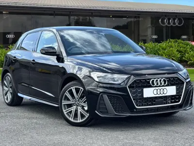 New Audi A1 Sportback S-Line 2026 Black Hatchback