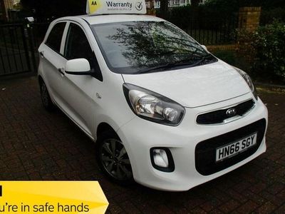 Used Kia Picanto 65 HP (47 kW) 2016 Pearl white Hatchback