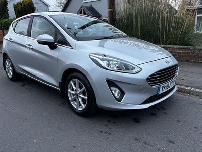Silver Used 2018 Ford Fiesta Zetec Hatchback | £6,295 (Fair price)