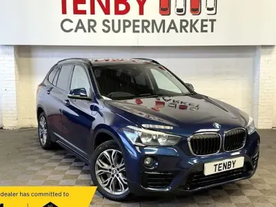 Used BMW X1 Sport Line 190 HP (139 kW) 2019 Blue SUV
