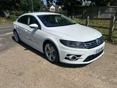 Used VW CC R-line 177 HP (130 kW) 2015 White Sedan