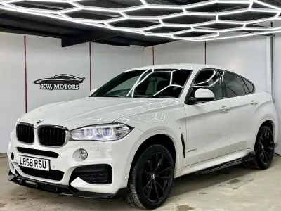 Used BMW X6 M Sport 258 HP (189 kW) 2018 White SUV