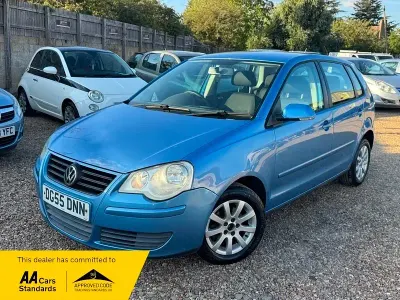 Used VW Polo SE 75 HP (55 kW) 2005 Blue Hatchback
