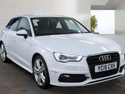 Used Audi A3 Sportback S-Line 2015 White Hatchback