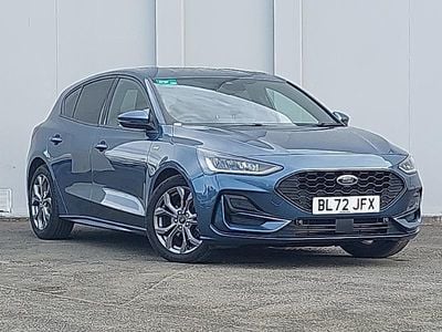 Used Ford Focus ST-Line 125 HP (91 kW) 2022 Blue Hatchback