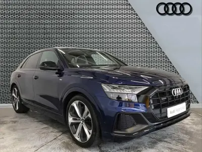 Used Audi Q8 Black Edition 286 HP (210 kW) 2021 Blue SUV