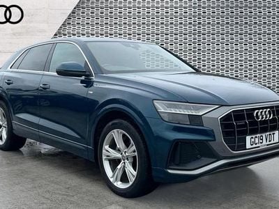 Used Audi Q8 S-Line 286 HP (210 kW) 2019 Blue SUV