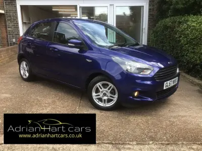 Used Ford Ka Plus Zetec 85 HP (62 kW) 2018 Blue Hatchback