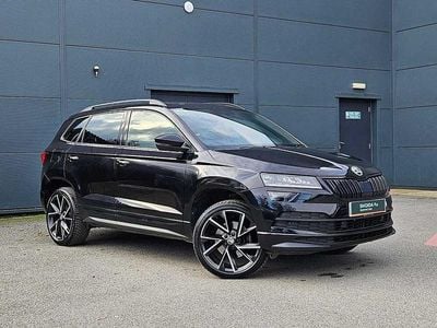 Used Skoda Karoq SportLine 110 HP (80 kW) 2021 Black SUV