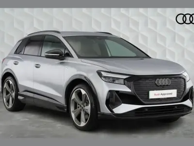 Used Audi Q4 e-tron Black Edition 210 kW (286 HP) 2025 Silver SUV
