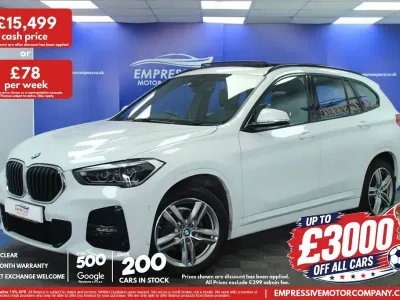 Used BMW X1 M Sport 150 HP (110 kW) 2019 White SUV