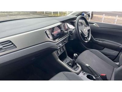 Used VW Polo Match 95 HP (69 kW) 2021 Blue Hatchback