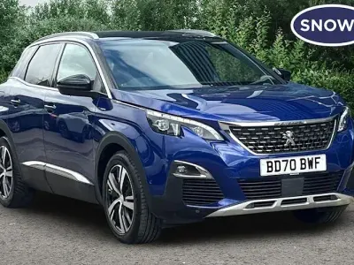 Used Peugeot 3008 GT-line 300 HP (220 kW) 2020 Blue SUV