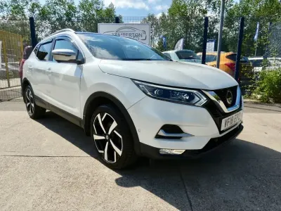 Used Nissan Qashqai Tekna+ 130 HP (95 kW) 2018 White SUV