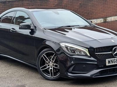 Used Mercedes CLA220 AMG line 177 HP (130 kW) 2017 Black Sedan