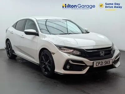 Używany Honda Civic Sport 182 KM (133 kW) 2021 Biały Hatchback