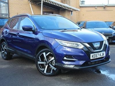 Blue Used 2017 Nissan Qashqai Tekna SUV | £11,885 (Fair price)