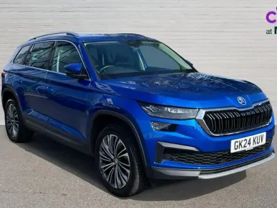 Begagnad Skoda Kodiaq SE L Executive 150 HK (110 kW) 2024 Blå SUV