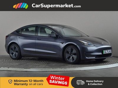 Grey Used 2021 Tesla Model 3 Long Range AWD Sedan | £21,997 (Fair price)