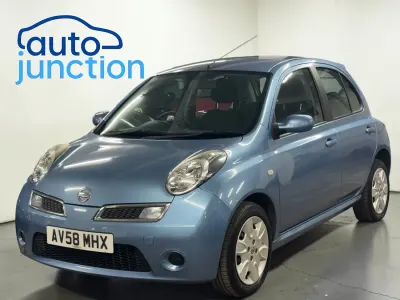 Used Nissan Micra Acenta 80 HP (58 kW) 2008 Blue Hatchback