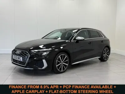Used Audi S3 Sportback Premium 310 HP (228 kW) 2021 Black Hatchback