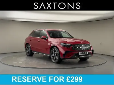Used Mercedes GLC300e AMG line 2024 Patagonia red SUV