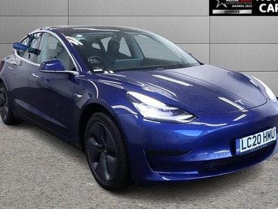 Blue Used 2020 Tesla Model 3 Standard Range Sedan | £13,750 (Fair price)