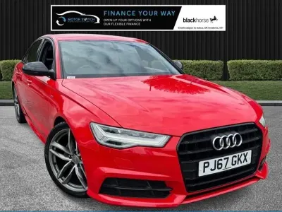Usado Audi A6 Black Edition 190 CV (139 kW) 2017 Rojo Berlina
