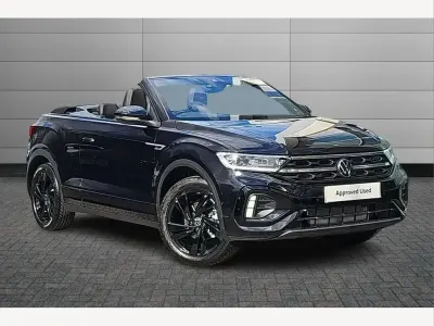 Gebraucht VW T-Roc Cabriolet R-line 150 PS (110 kW) 2026 Schwarz Cabrio