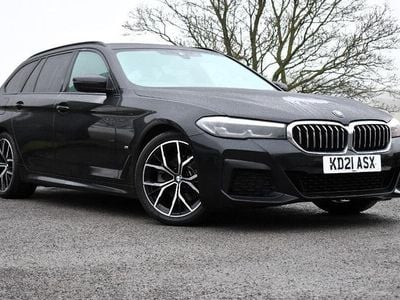 Black Used 2021 BMW 520 M Sport Estate | £24,499 (Fair price)