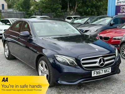 Used Mercedes E350 SE 2017 Blue Sedan