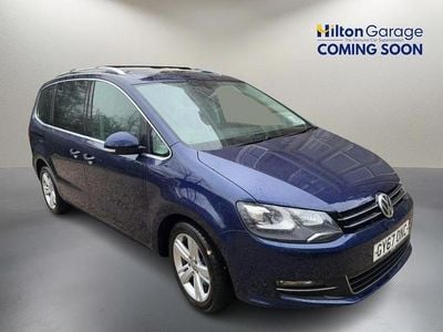Blue Used 2017 VW Sharan SEL MPV | £16,050 (Fair price)