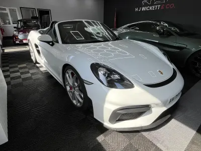 Used Porsche 718 Spyder 2020 White Cabriolet