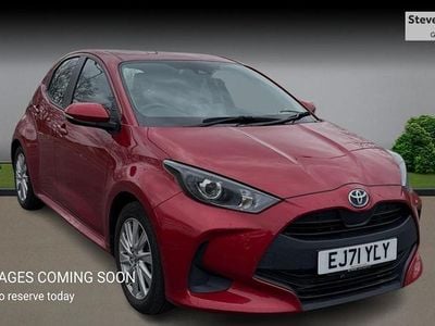 Used Toyota Yaris Hybrid 2022 Red Hatchback