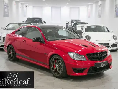 Used Mercedes C63 AMG Edition 507 HP (372 kW) 2015 Red Coupe
