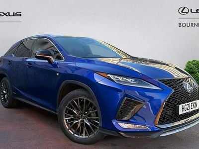 Used Lexus RX450h Sport Line 313 HP (230 kW) 2021 Blue SUV