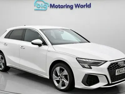 Used Audi A3 Sportback e-tron S-Line 204 HP (150 kW) 2022 White Hatchback