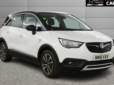 Used Vauxhall Crossland X Elite 81 HP (59 kW) 2018 White SUV
