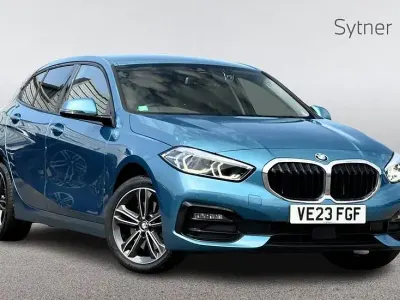 Used BMW 118 Sport Line 134 HP (98 kW) 2023 Blue Hatchback