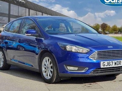 Used Ford Focus Titanium 125 HP (91 kW) 2017 Blue Hatchback