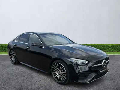 Używany Mercedes C220 AMG Line Premium Plus 2025 Czarny Sedan/Limuzyna