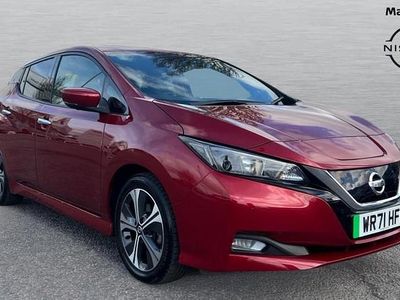 Used Nissan Leaf N-Connecta 110 kW (150 HP) 2021 Red Hatchback